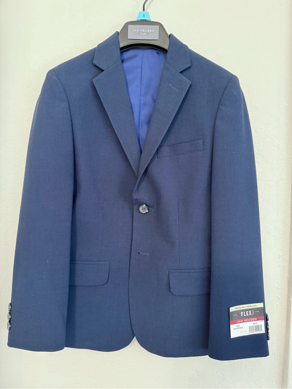 Van Heusen boys Dark Navy Blazer - Two-Button Sport Coat